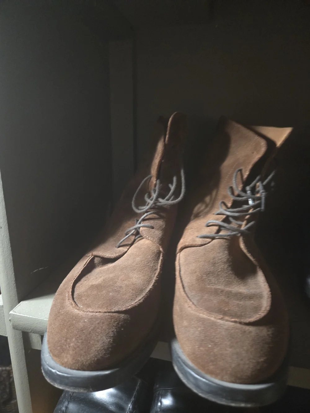 Suede Luxury Elia Maurizi Brown Desert Boot Made In Italy Original Price $495 - Picture 1 of 10